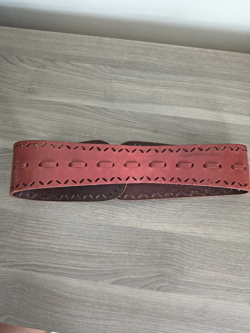 Lucky Penny Leather Belt